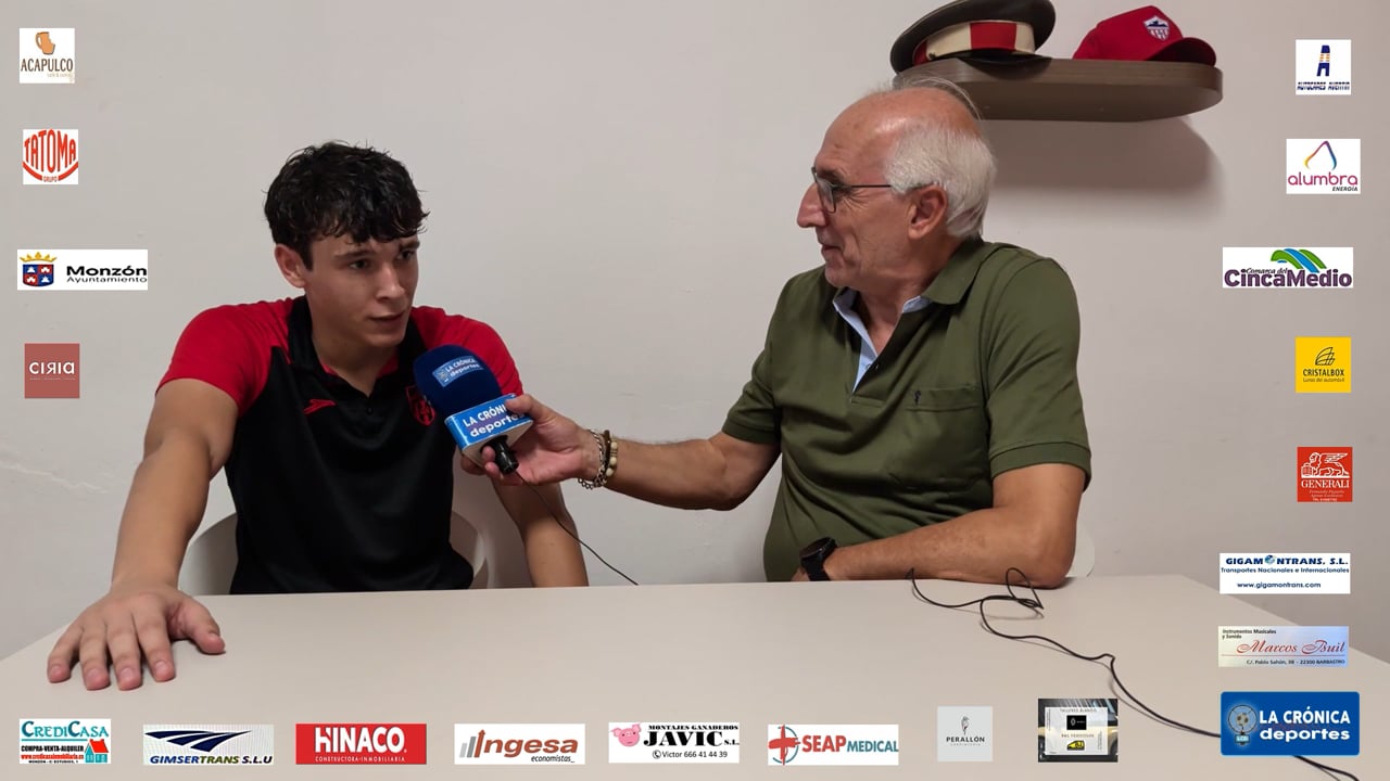 EUDALD  AGULLÓ (Jugador Monzón) At Monzón 2-0 SD Huesca / J 5 / 3ª RFEF
