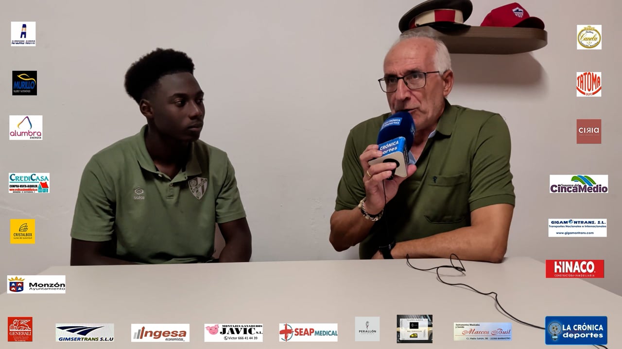 FION  MAGASSA (Jugador Huesca B)  At Monzón 2-0 SD Huesca B / J 5 / 3ª RFEF