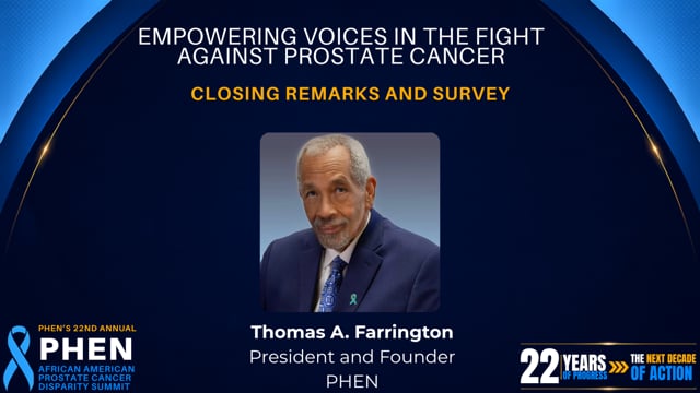 Closing Remarks and Audience Survey