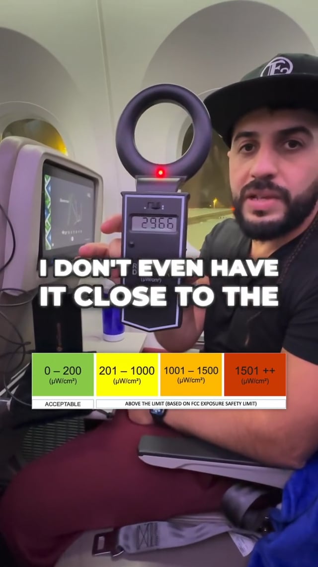 5 - emGuarde — Incredible Amounts of EMF on Airplanes!!!