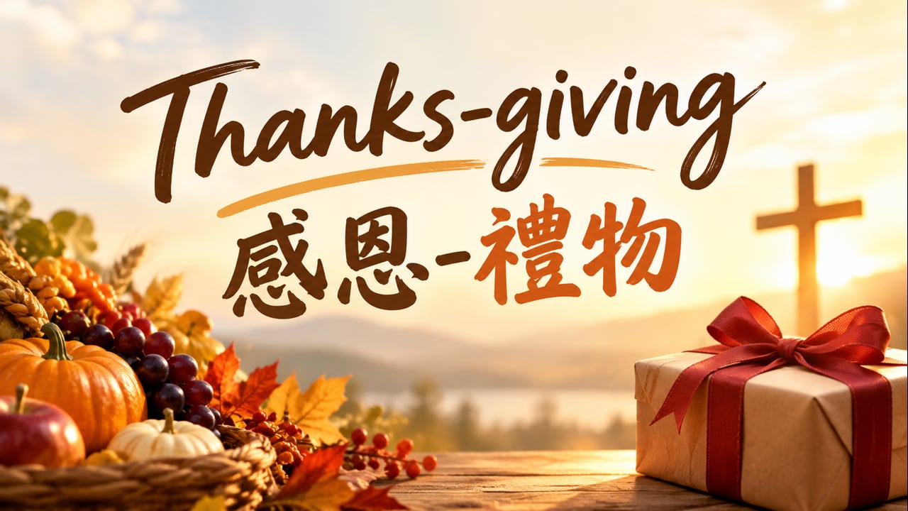 2026-10-04 Thanks-giving 感恩-禮物  (黃修健牧師)