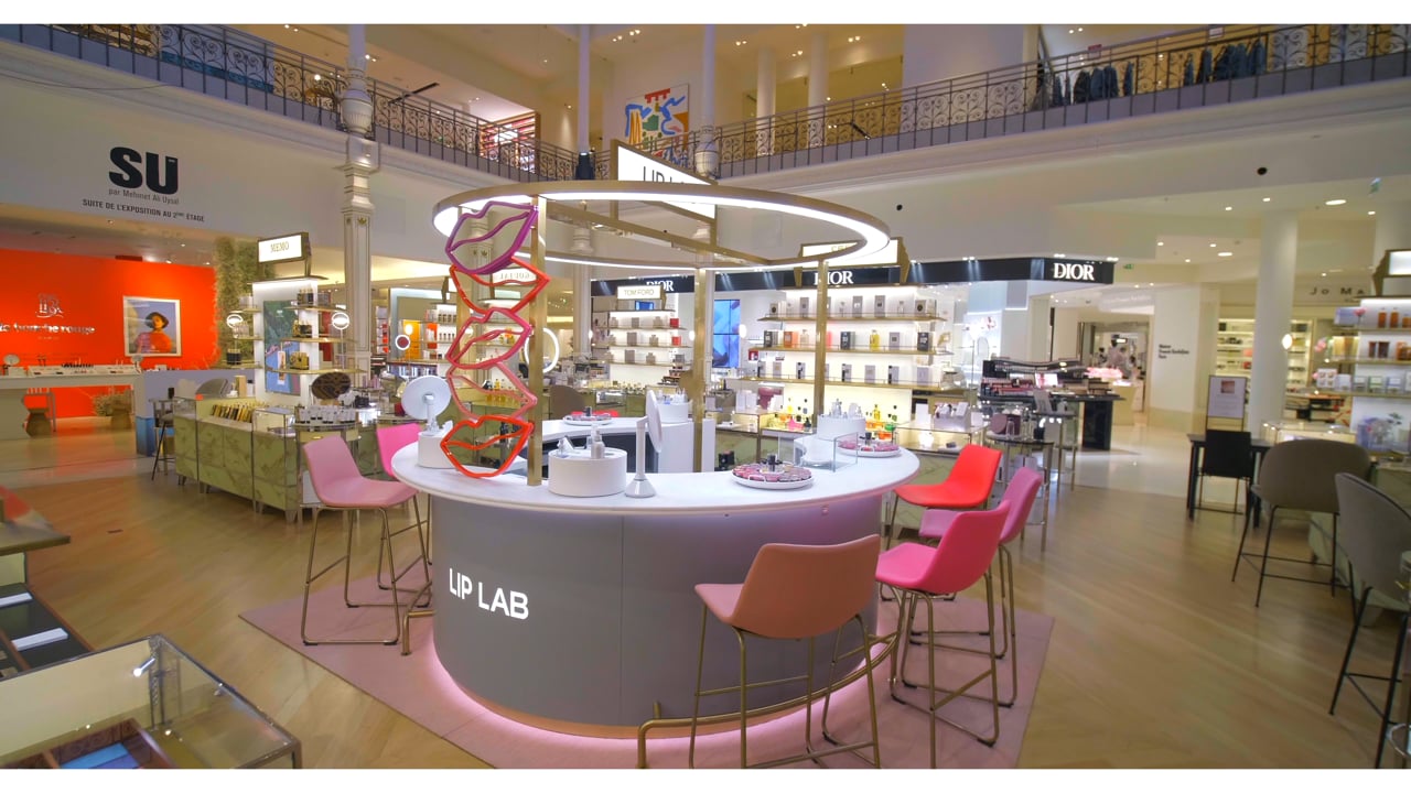 Le stand au Bon Marché