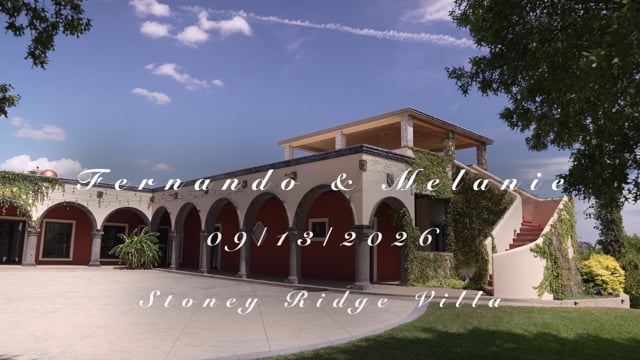 Fernando & Melanie’s wedding film at Stoney Ridge Villa in Azle, TX