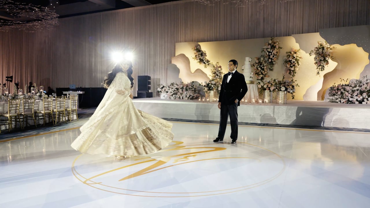 Vik and Meghana Indian wedding teaser at Signia by Hilton Orlando Bonnet Creek, filmed by Henry M Production