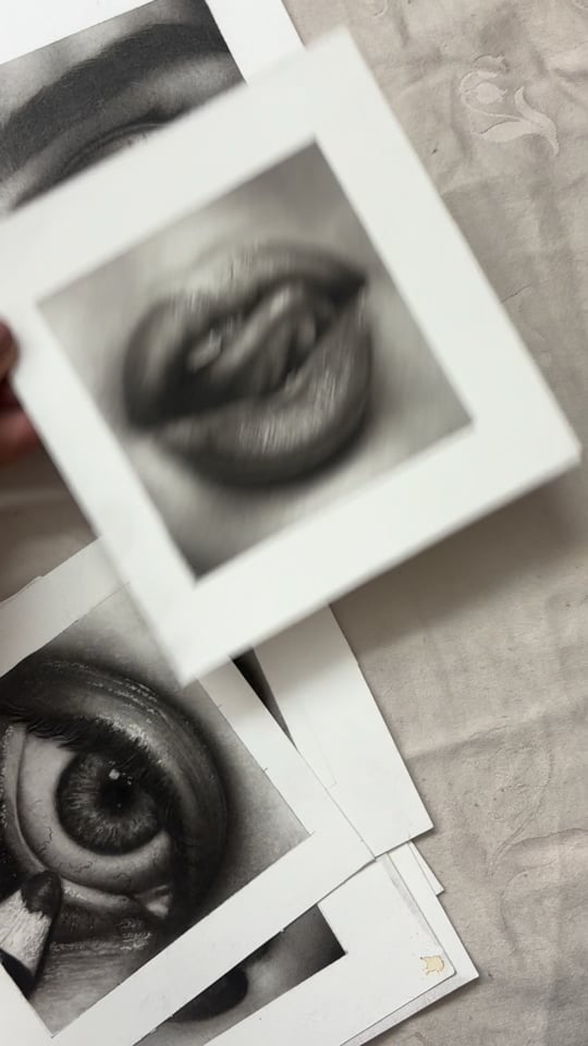 Charcoal artwork by Gunjan Daga