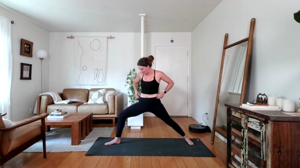 30 Minutes to Flow, a 30-minute vinyasa flow class with Haley Havelock