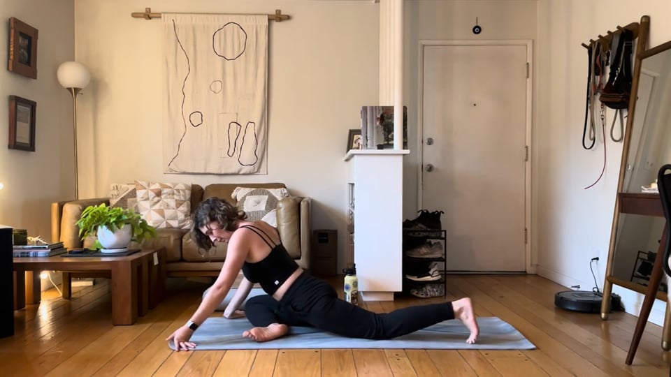 Stretch, Restore, & Rejuvenate, a 45-minute gentle yoga class with Haley Havelock