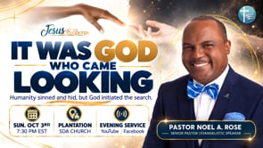 “It Was God Who Came Looking” | (Service)