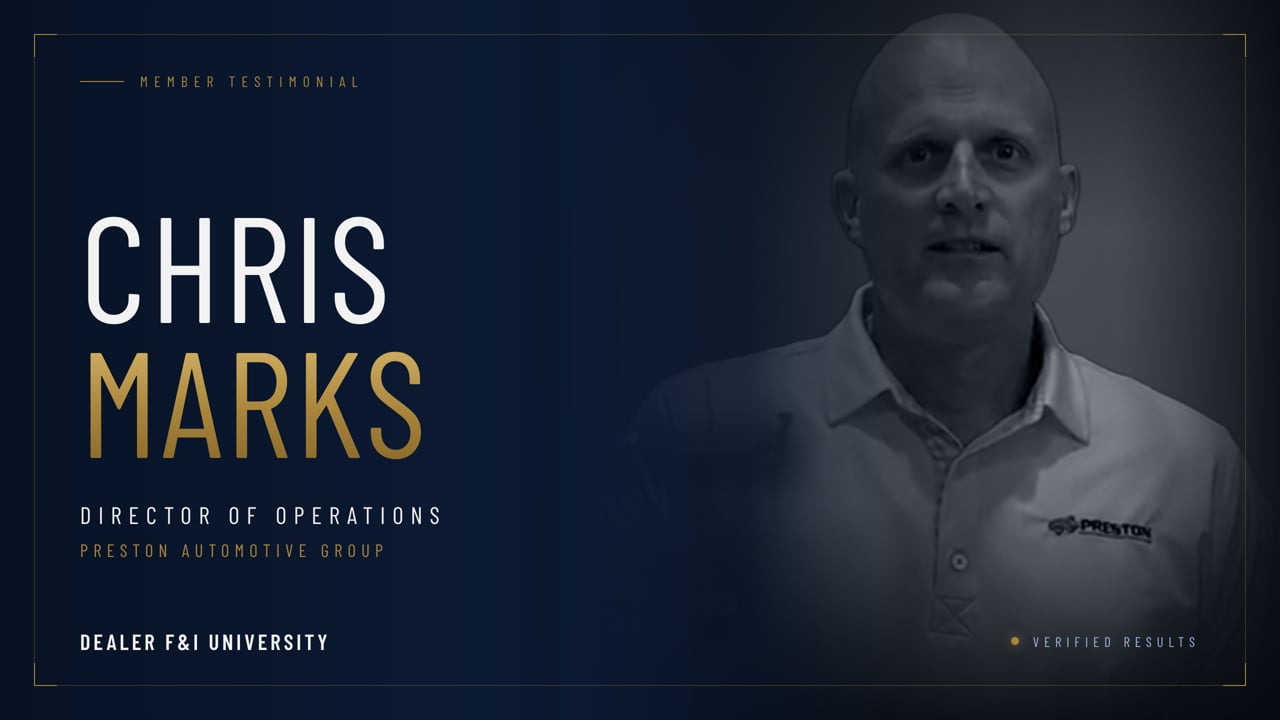 Chris Marks video testimonial