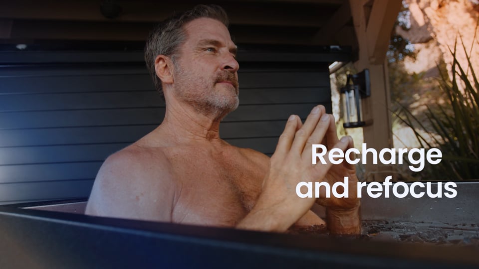 Luminar XL sauna + Cold Plunge Pro Apex, a Sun Home Saunas video by Waves Media
