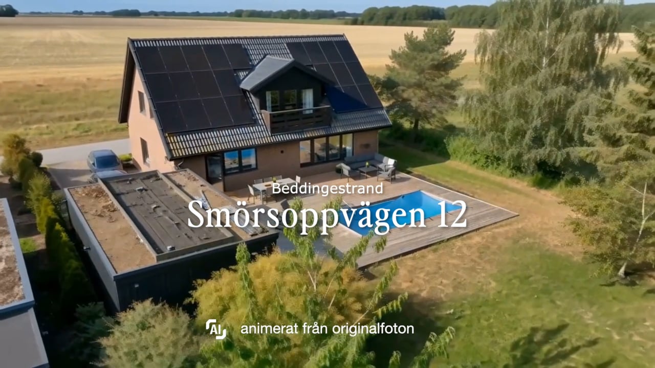 6 rum Villa på Smörsoppvägen 12 Beddingestrand Trelleborgs kommun - video