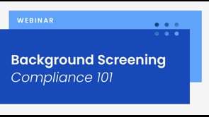Background screening best practices