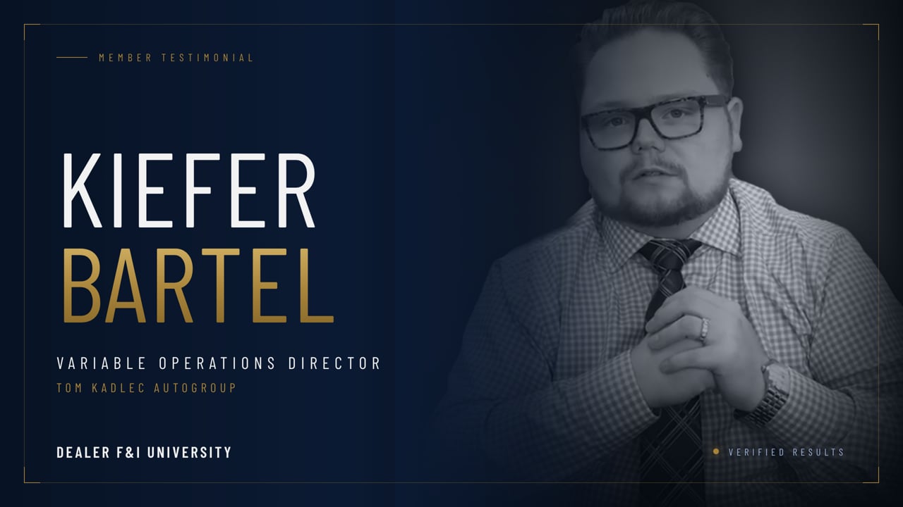 Kiefer Bartel video testimonial