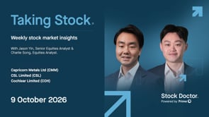 Taking Stock Weekly Insights 9 October 2026