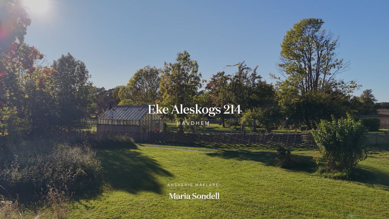 5 rum Villa på Eke Alveskogs 214 Sydöstra Gotland - Eke Gotlands kommun - video