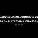 Mesa elevadora manual con nivel constante 400 kg - Plataforma 1010x500 mm video