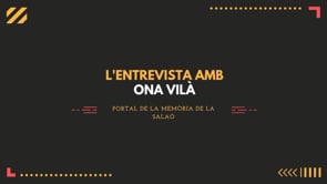 L''entrevista de l''aigüera: El portal de la salaó