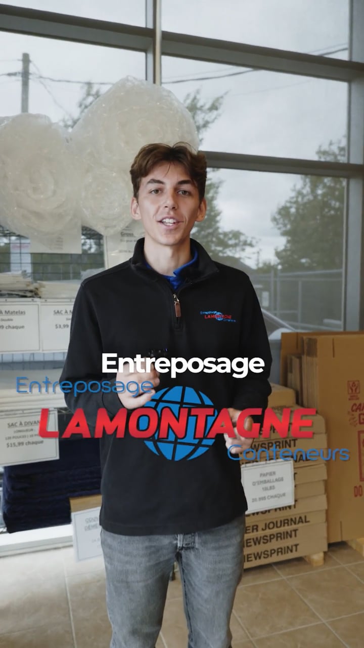 Vidéo réalisée pour Lamontagne Entreposage