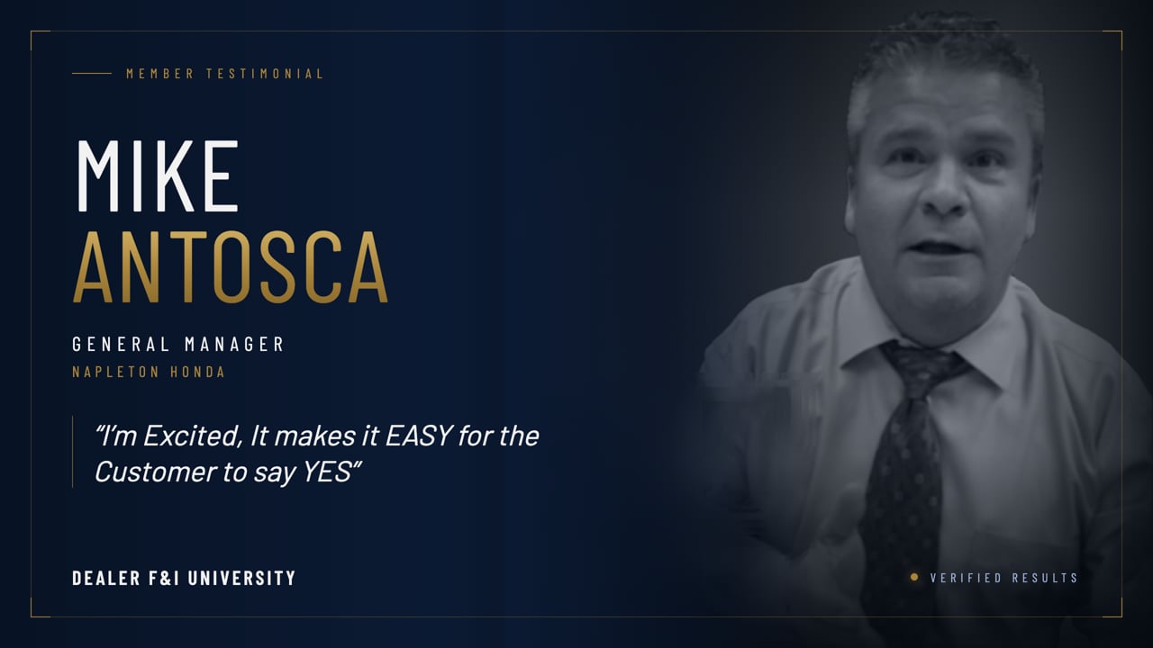 Mike Antosca video testimonial