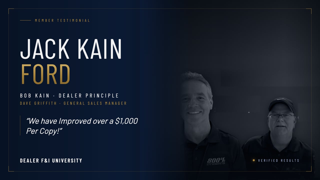Bob Kain & Dave Griffith video testimonial
