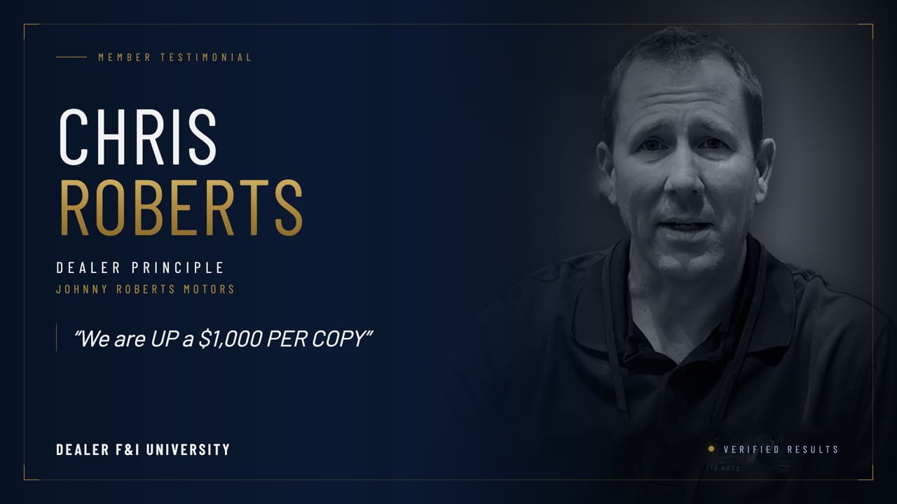 Chris Roberts video testimonial