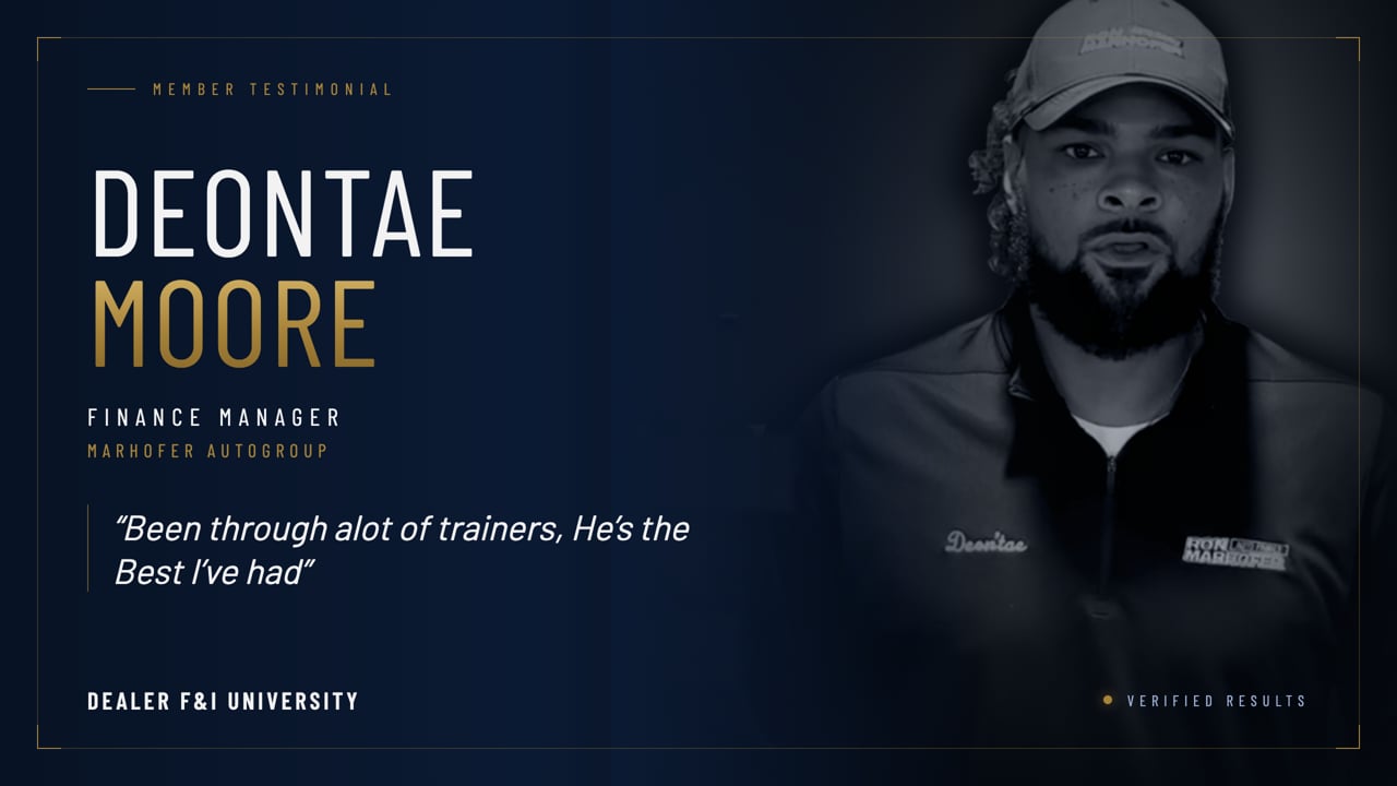 Deontae Moore video testimonial