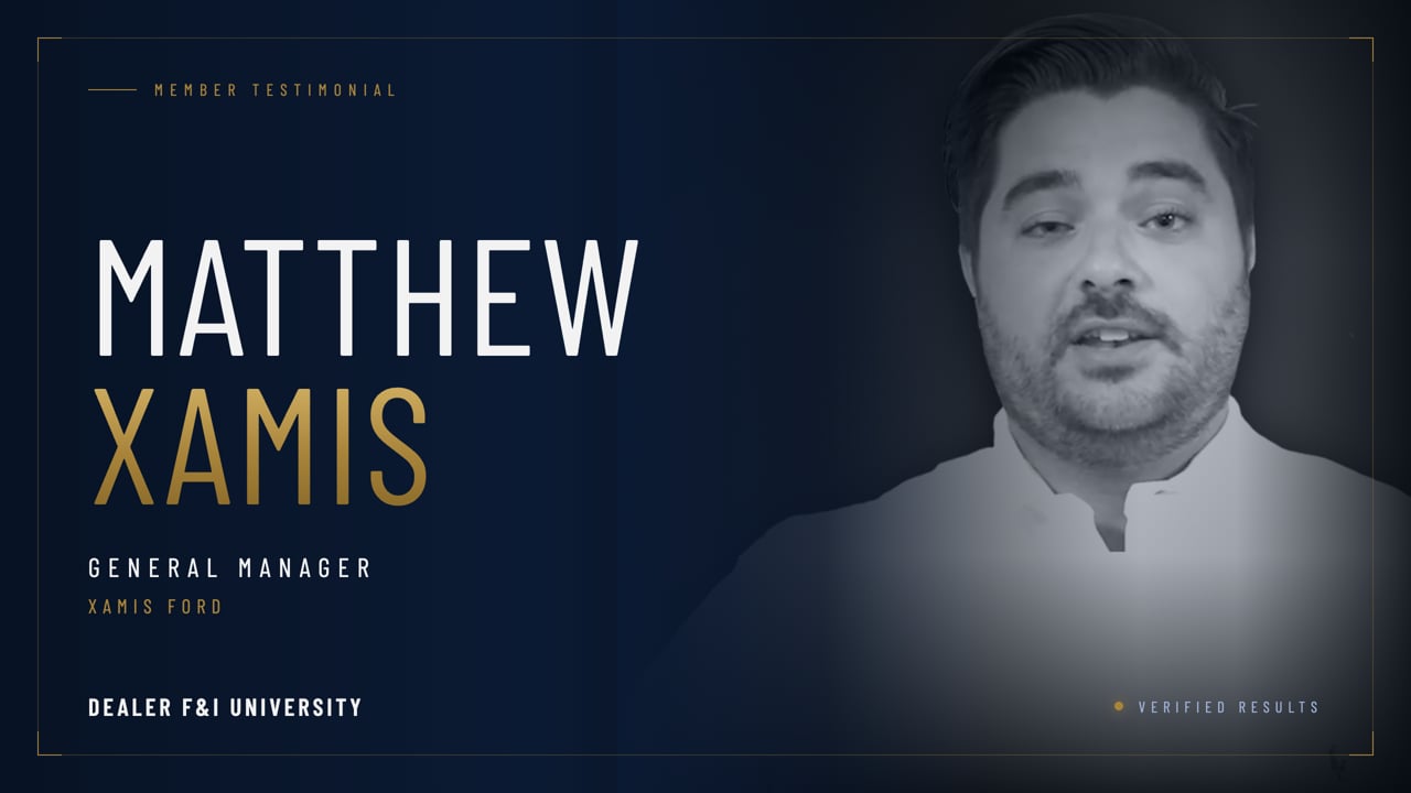 Matthew Xamis video testimonial
