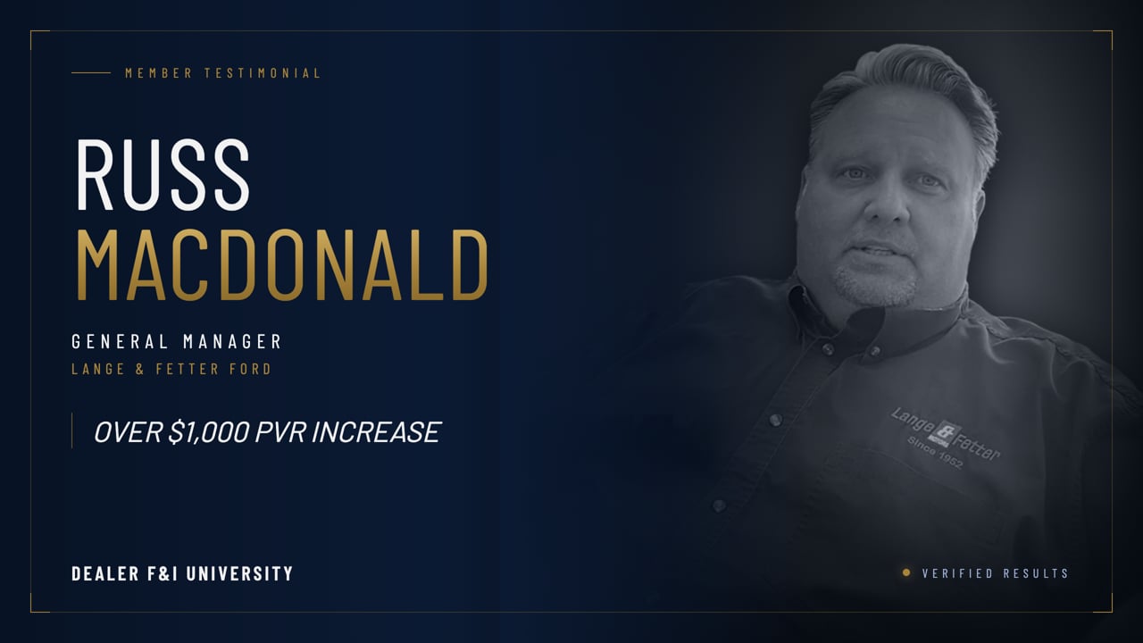 Russ MacDonald video testimonial