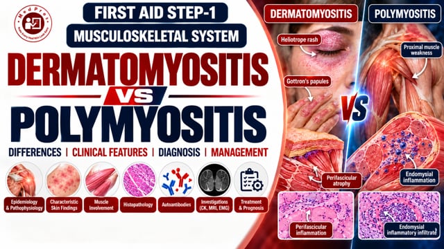 Dermatomyositis VS Polymyositis