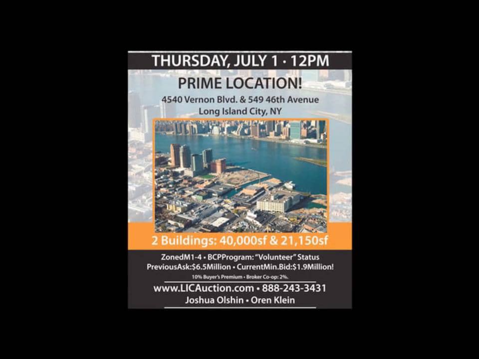 Real Estate Auction Long Island City, NY on Vimeo