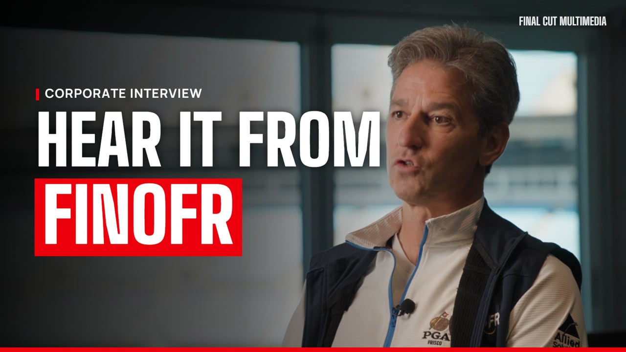FINOFR Corporate Interview, produced by Final Cut Multimedia in Charlotte NC