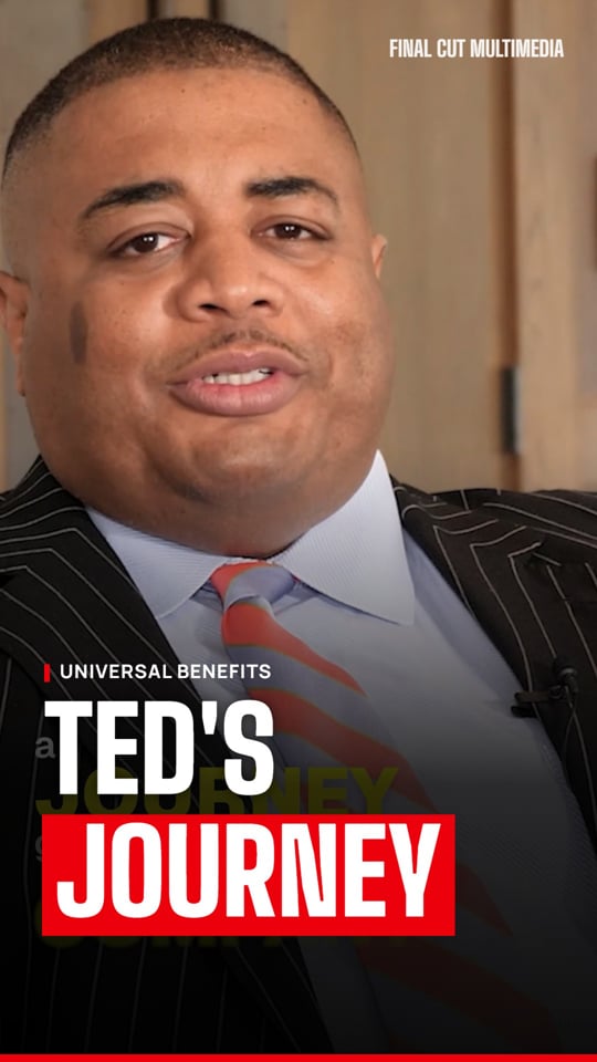 Universal Benefits Ted Sales Funnel vertical video, produced by Final Cut Multimedia in Charlotte NC
