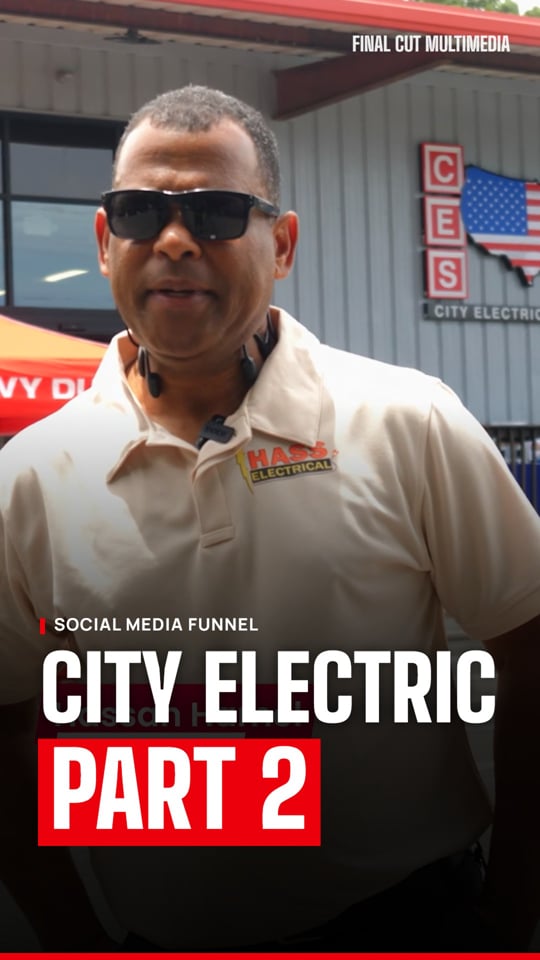 City Electric Supply Sales Funnel 2 vertical video, produced by Final Cut Multimedia in Charlotte NC