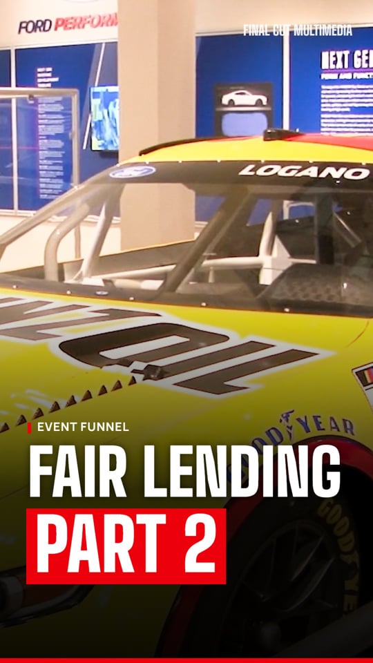 Fair Lending Forum Event Funnel 2 vertical video, produced by Final Cut Multimedia in Charlotte NC