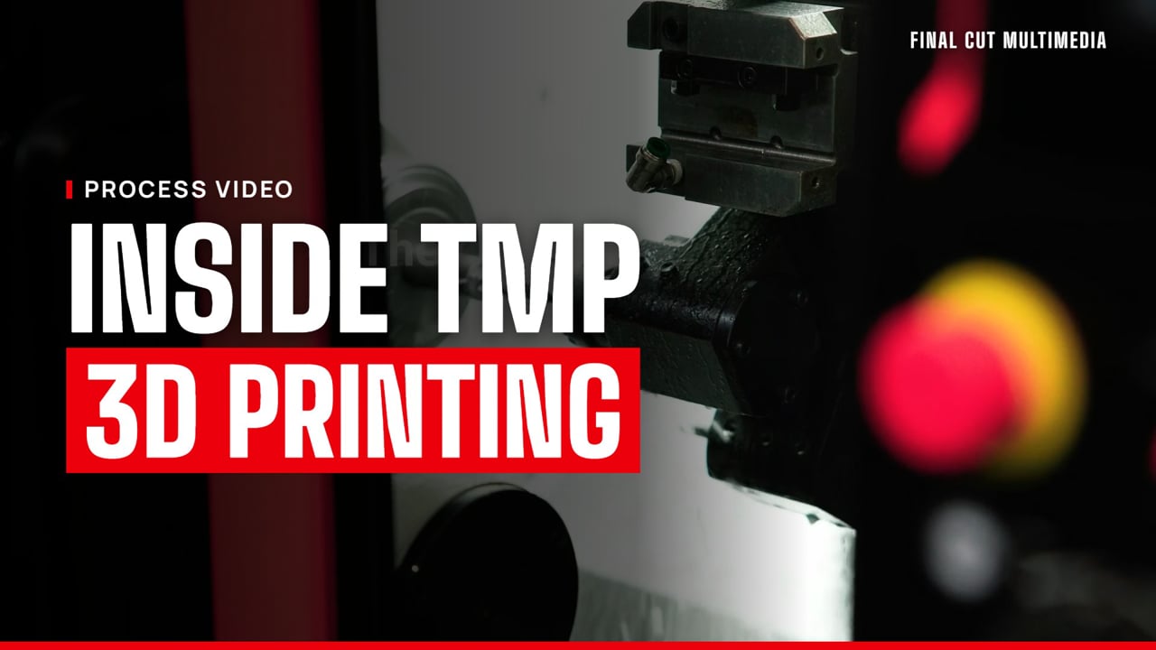 Thomas Machine Products 3D Printing Process video, produced by Final Cut Multimedia in Charlotte NC