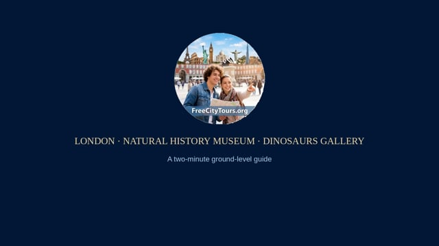 London walking tour video: Natural History Museum