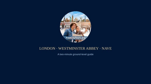 London walking tour video: Westminster Abbey