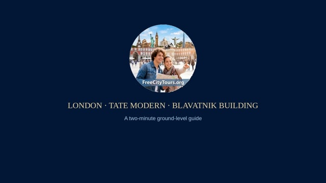 London walking tour video: Tate Modern