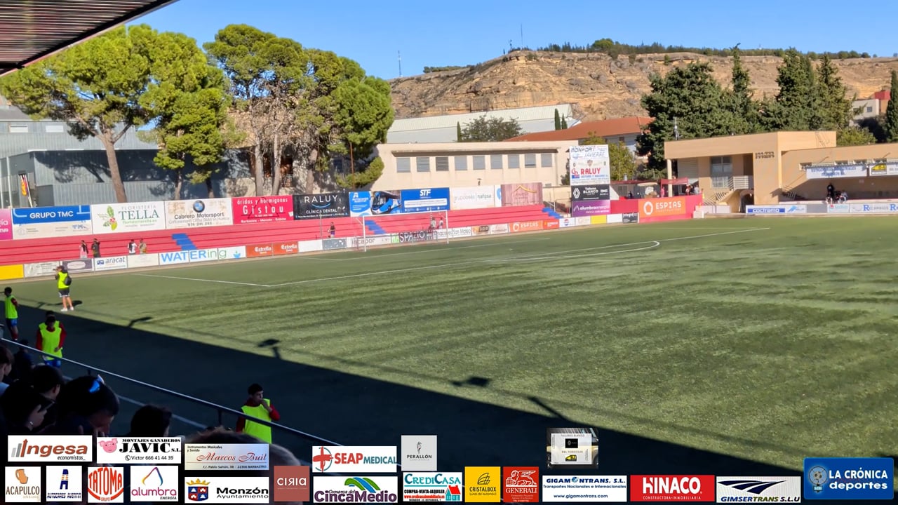 FÚTBOL   DIVISIÓN DE HONOR JUVENÍL   AT.MONZÓN GIGAMONTRANS  0-2  CE SABADELL  J-5  G-3