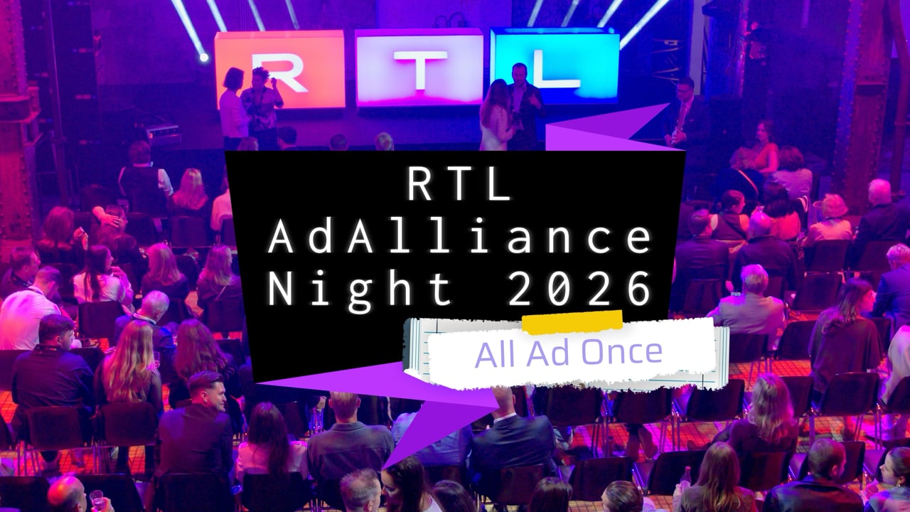 All Ad Once – Die RTL AdAllliance Night 2026