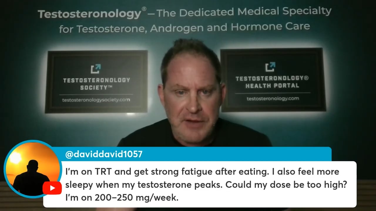 Could Your TRT Dose Explain Fatigue After Eating?