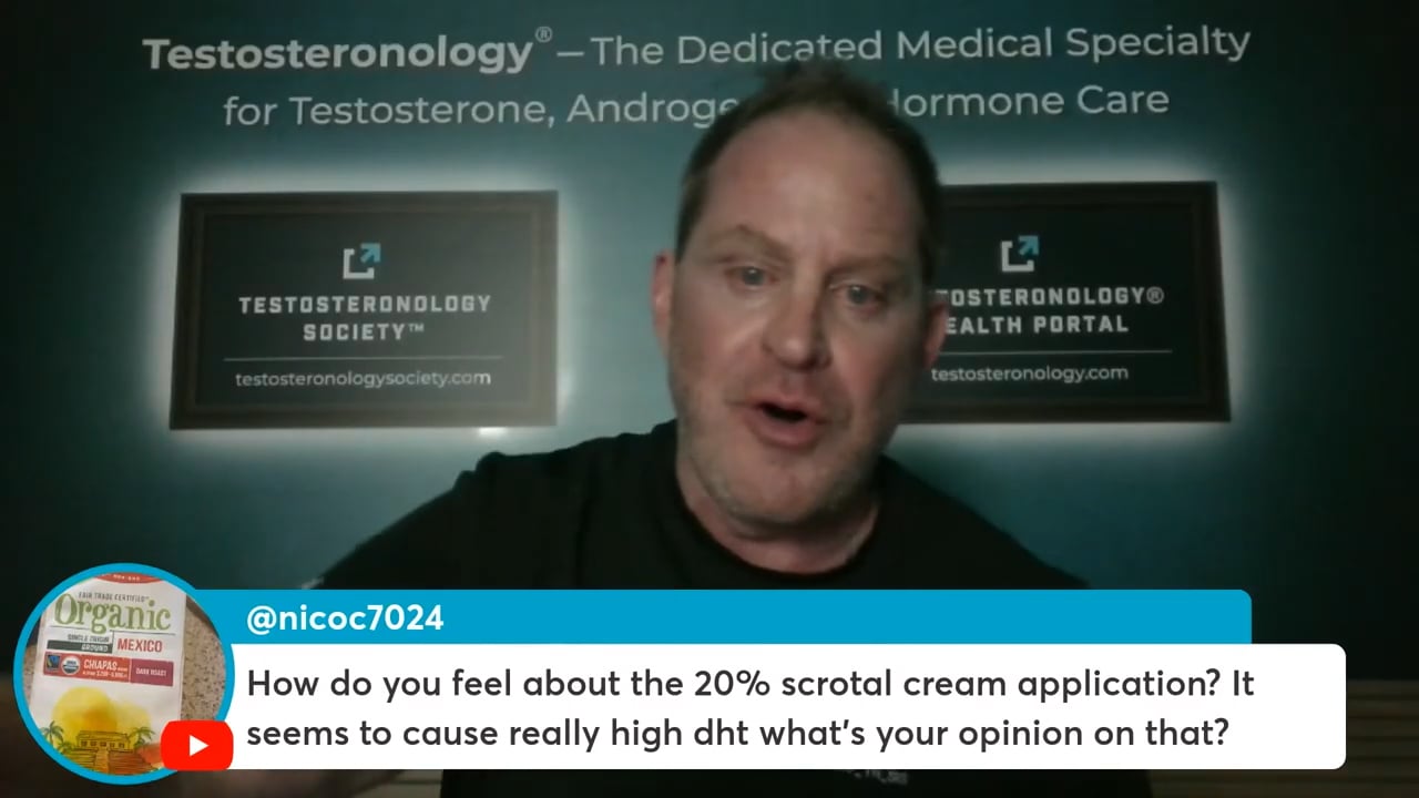Why Does Scrotal Testosterone Cream Raise DHT?
