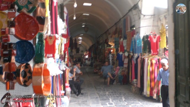 Fez walking tour (video): Talaa Kebira – Down Toward Al Attarine