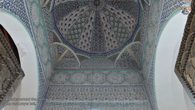 Fez walking tour (video): Al Qarawiyyin – The Courtyard When Open