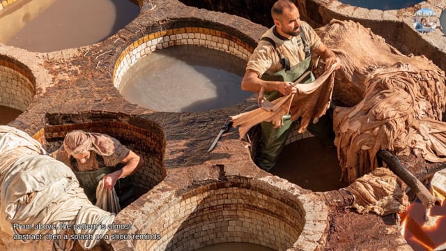 Fez walking tour (video): Chouara Tannery – The Terrace Overlook