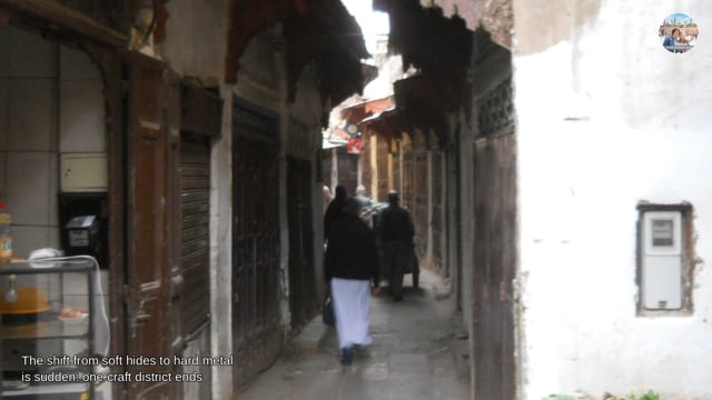 Fez walking tour (video): Chouara Tannery – On Toward Place Seffarine