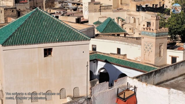 Fez walking tour (video): Place Seffarine – Entering the Coppersmiths’ Square