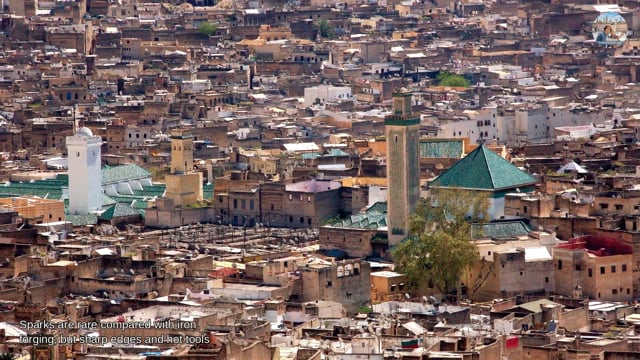Fez walking tour (video): Place Seffarine – Workshops and the Sound of Hammers