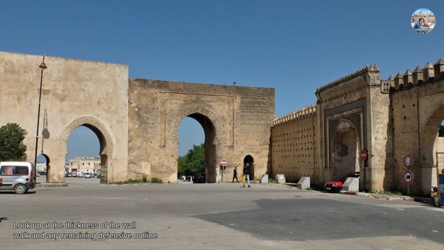 Fez walking tour (video): Bab Rcif – The Gate and Its Arch