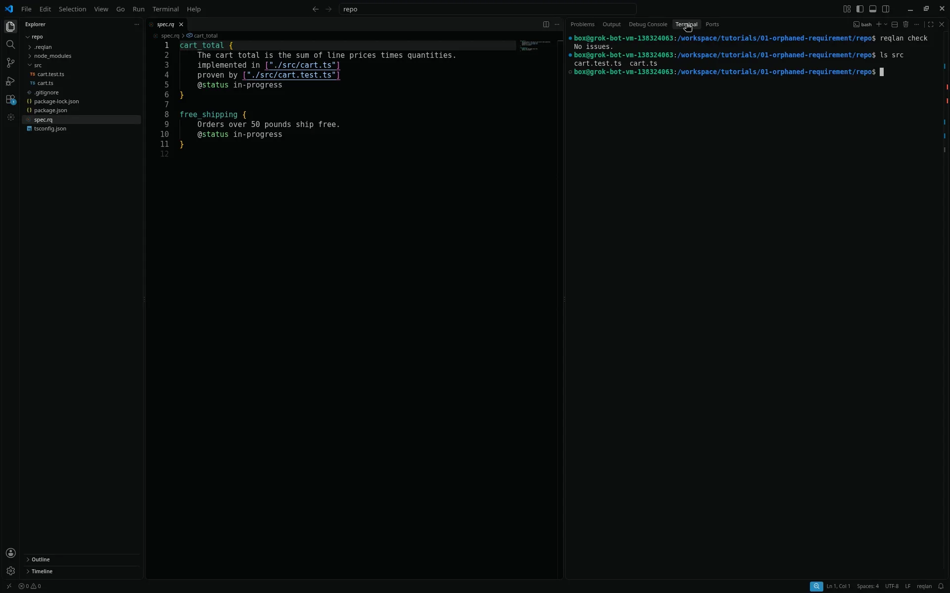 Catch an orphaned requirement in 5 minutes | Videos & Movies on Vimeo